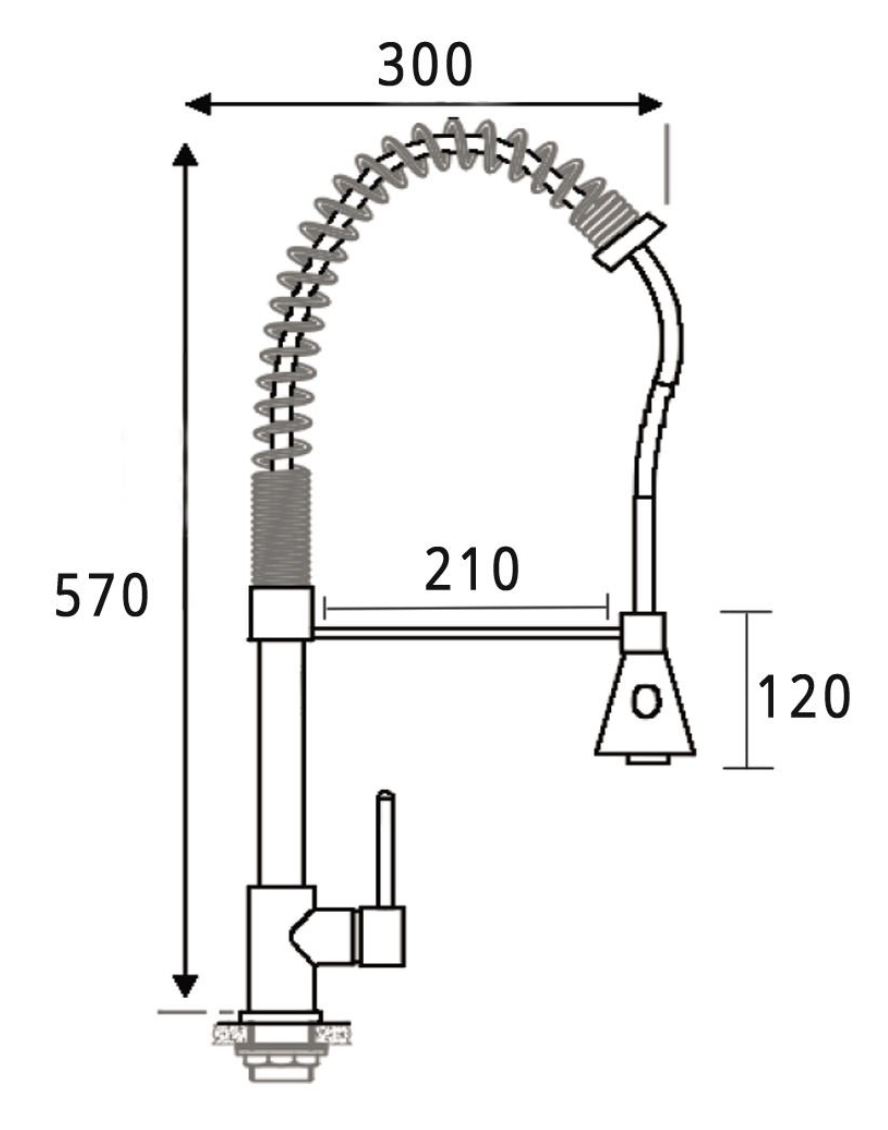 Keukenmengkraan Industrial